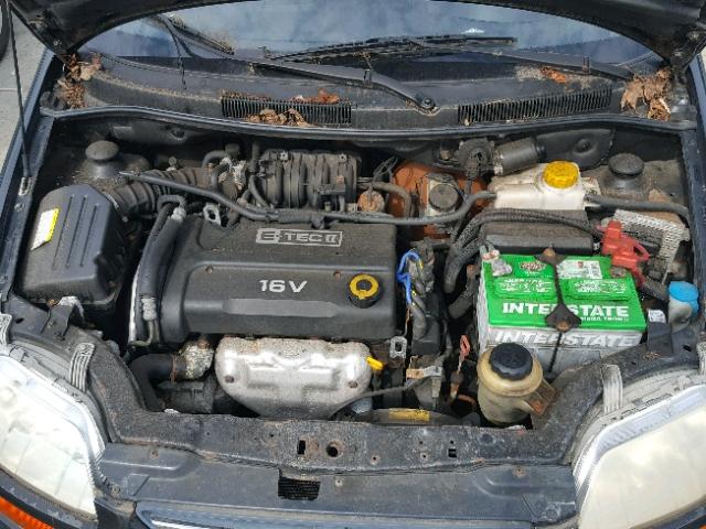 KL1TD66636B677676 - 2006 CHEVROLET AVEO BASE Qara foto 7
