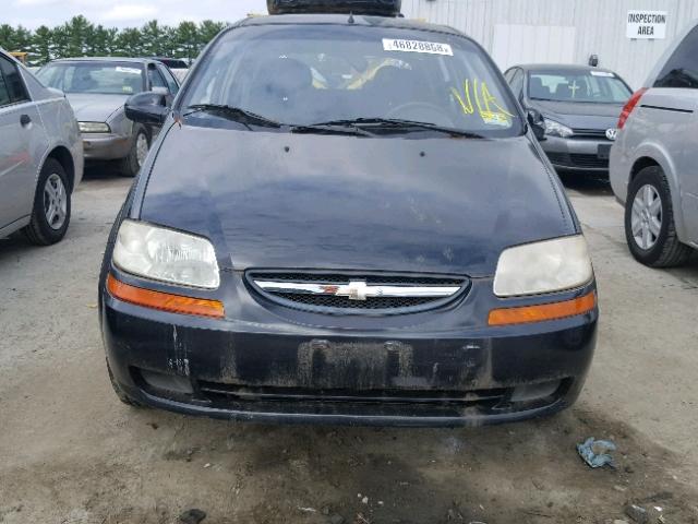 KL1TD66636B677676 - 2006 CHEVROLET AVEO BASE Qara foto 9