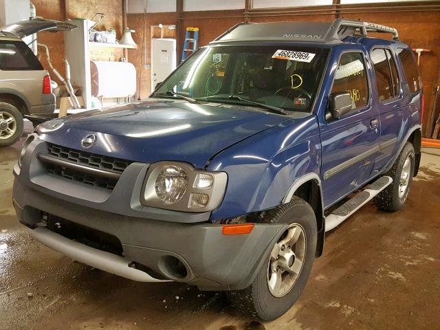 5N1ED28Y94C635346 - 2004 NISSAN XTERRA XE BLUE photo 2