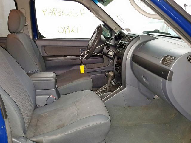 5N1ED28Y94C635346 - 2004 NISSAN XTERRA XE BLUE photo 5