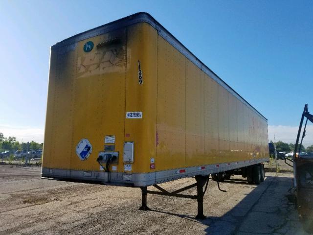 1GRAA06206T524353 - 2006 GREAT DANE TRAILER TRAILER YELLOW photo 2