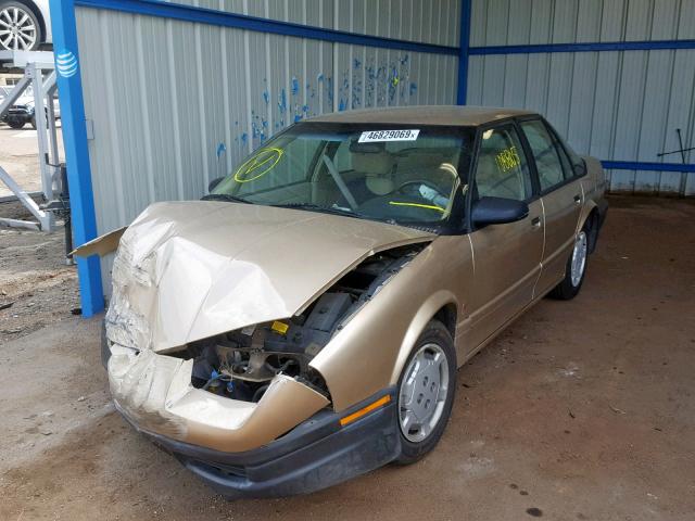 1G8ZG5592RZ317417 - 1994 SATURN SL1 GOLD photo 2