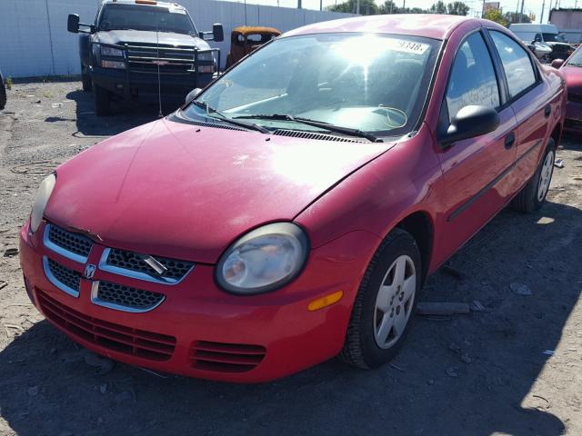 1B3ES26C63D113270 - 2003 DODGE NEON RED photo 2