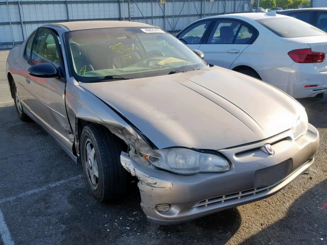 2G1WW12E139332720 - 2003 CHEVROLET MONTE CARL თაფლისფერი ფოტო 1