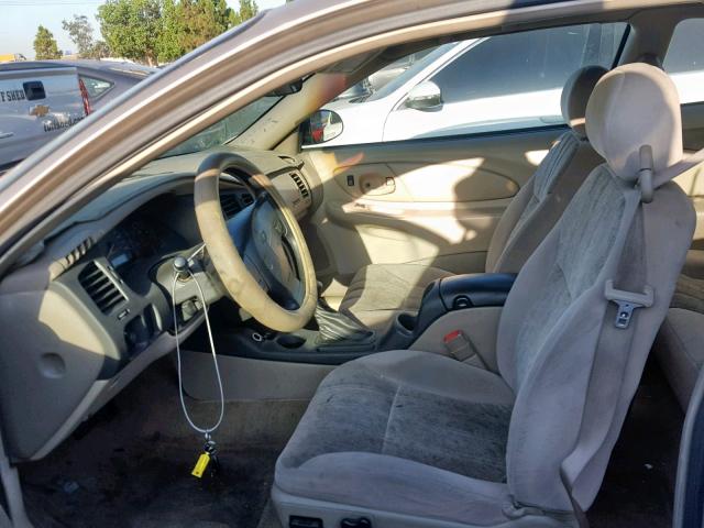 2G1WW12E139332720 - 2003 CHEVROLET MONTE CARL თაფლისფერი ფოტო 5