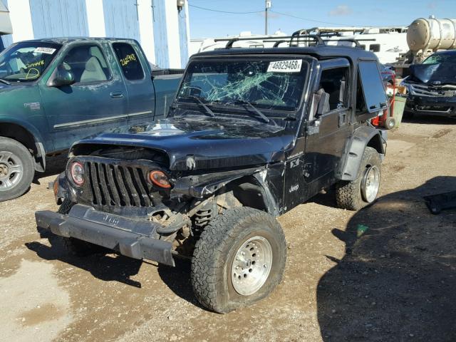 1J4FA39SX2P707656 - 2002 JEEP WRANGLER / BLACK photo 2