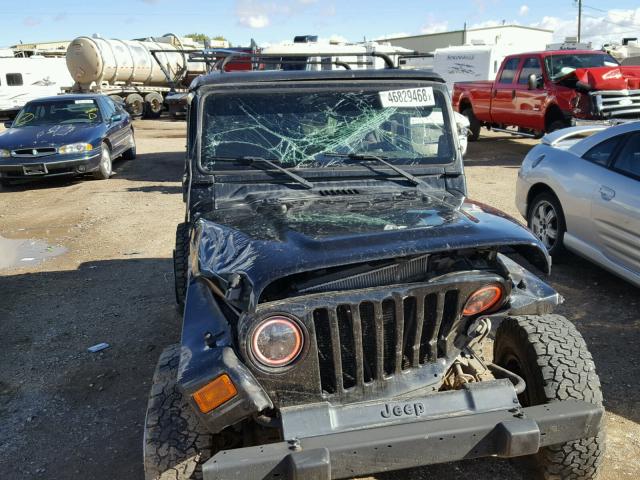 1J4FA39SX2P707656 - 2002 JEEP WRANGLER / BLACK photo 9