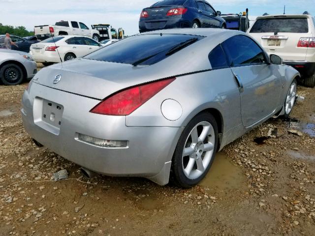 JN1AZ34D04T150061 - 2004 NISSAN 350Z COUPE SILVER photo 4