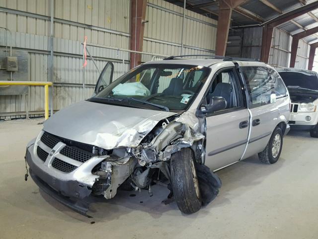 1D4GP25B94B572777 - 2004 DODGE CARAVAN SE SILVER photo 2