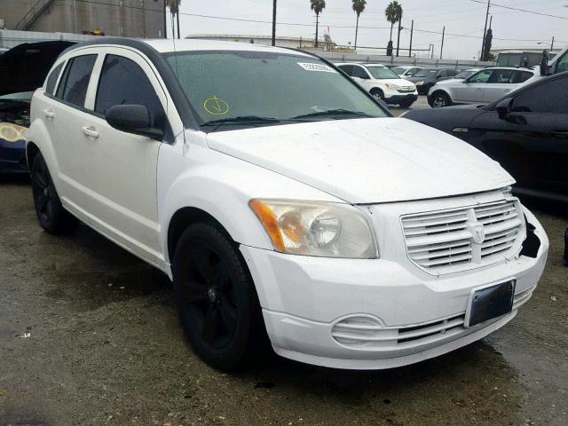 1B3CB4HA2AD534480 - 2010 DODGE CALIBER SX WHITE photo 1