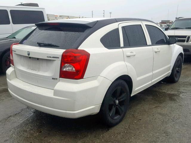 1B3CB4HA2AD534480 - 2010 DODGE CALIBER SX WHITE photo 4