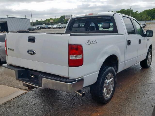 1FTPW14V48FB23298 - 2008 FORD F150 SUPER WHITE photo 4