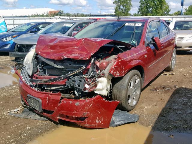 1G8ZS57NX8F136817 - 2008 SATURN AURA XE BURGUNDY photo 2