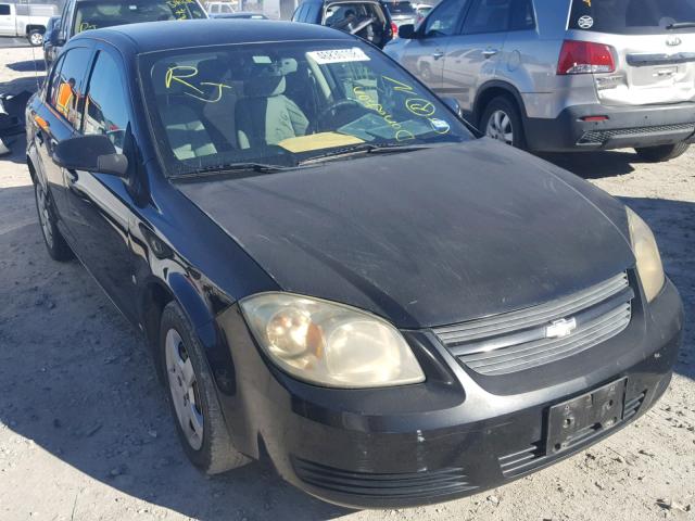 1G1AL58F487198191 - 2008 CHEVROLET COBALT LT BLACK photo 1