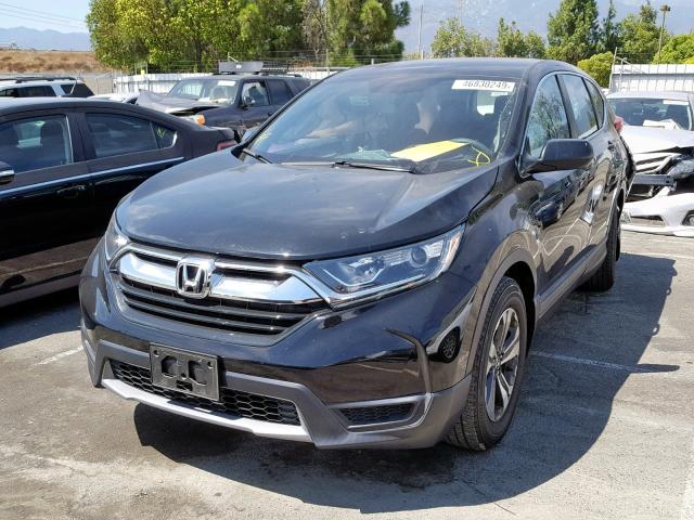 7FARW5H36HE000166 - 2017 HONDA CR-V LX BLACK photo 2