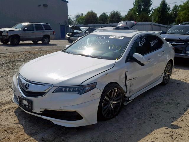 19UUB2F53FA004462 - 2015 ACURA TLX TECH WHITE photo 2