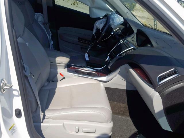 19UUB2F53FA004462 - 2015 ACURA TLX TECH WHITE photo 5