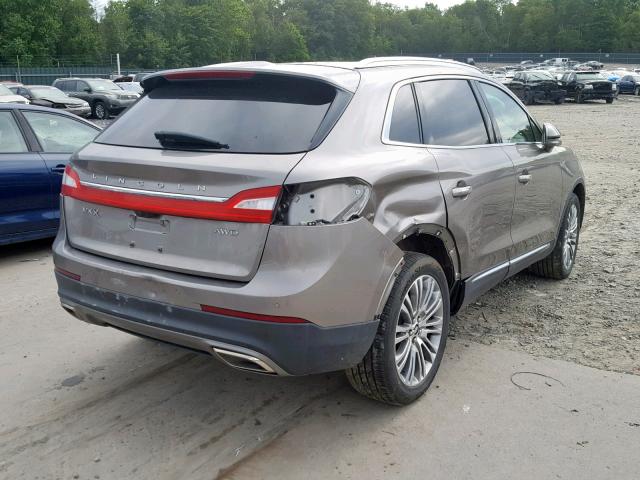 2LMPJ8LR0HBL46774 - 2017 LINCOLN MKX RESERV GRAY photo 4