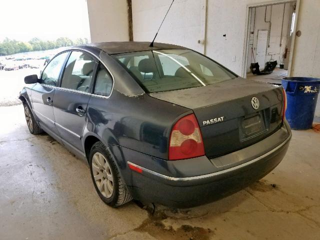 WVWPD63BX3P287717 - 2003 VOLKSWAGEN PASSAT GLS GRAY photo 3