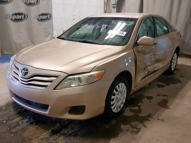 4T1BF3EK9AU062196 - 2010 TOYOTA CAMRY BASE TAN photo 2