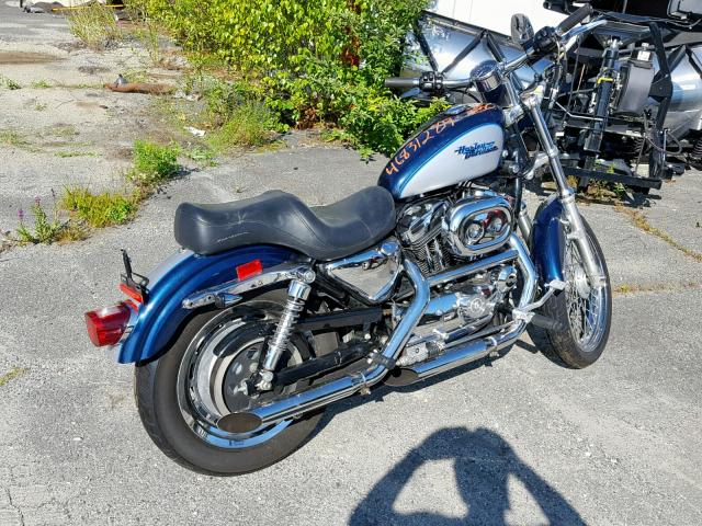 1HD1CGP102K136489 - 2002 HARLEY-DAVIDSON XL1200 C BLUE photo 4