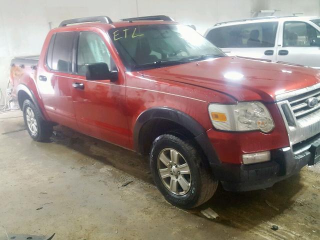 1FMEU5BE1AUF07334 - 2010 FORD EXPLORER S RED photo 1