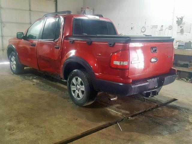 1FMEU5BE1AUF07334 - 2010 FORD EXPLORER S RED photo 3