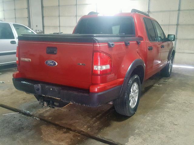 1FMEU5BE1AUF07334 - 2010 FORD EXPLORER S RED photo 4