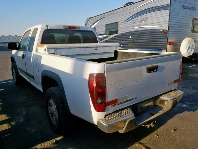 1GCDT39E988212904 - 2008 CHEVROLET COLORADO L WHITE photo 3