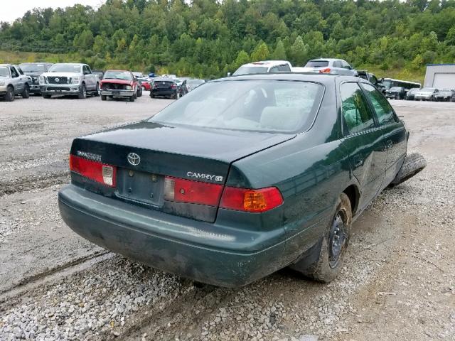 4T1BG22KX1U781582 - 2001 TOYOTA CAMRY CE GREEN photo 4