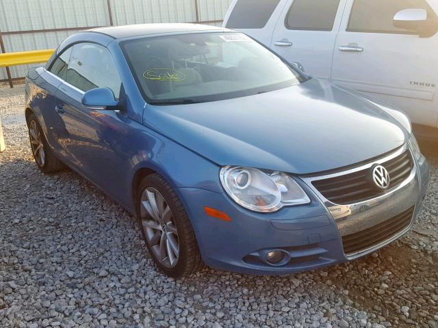 WVWCA71F47V011022 - 2007 VOLKSWAGEN EOS 2.0T S BLUE photo 1