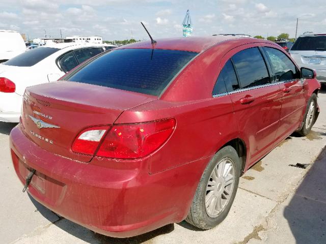 1C3LC46B79N525453 - 2009 CHRYSLER SEBRING LX BURGUNDY photo 4