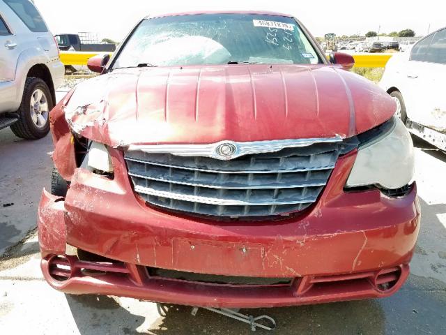 1C3LC46B79N525453 - 2009 CHRYSLER SEBRING LX BURGUNDY photo 9