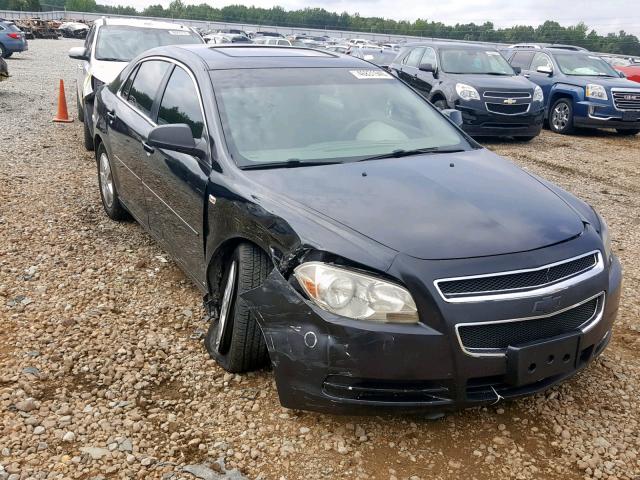 1G1ZG57B78F176455 - 2008 CHEVROLET MALIBU LS BLACK photo 1