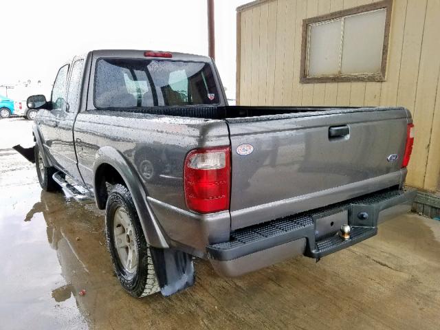 1FTYR44U25PB04145 - 2005 FORD RANGER SUP GRAY photo 3