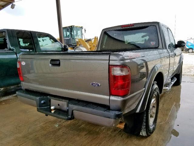 1FTYR44U25PB04145 - 2005 FORD RANGER SUP GRAY photo 4