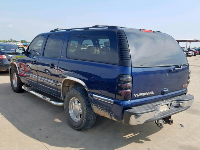 3GKEC16T51G128224 - 2001 GMC YUKON XL C BLUE photo 3