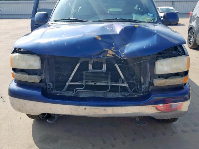 3GKEC16T51G128224 - 2001 GMC YUKON XL C BLUE photo 9