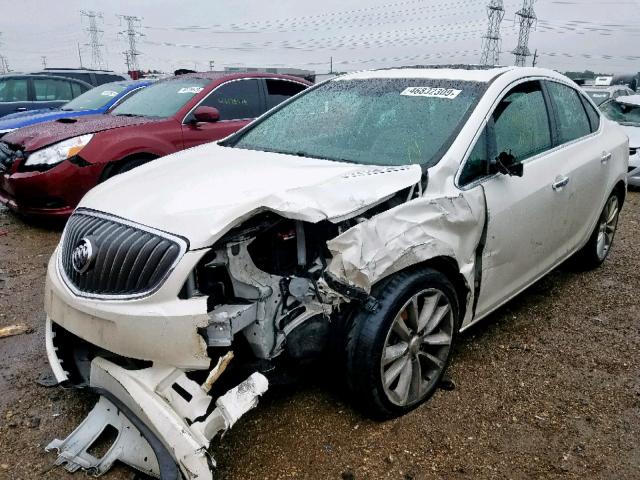 1G4PR5SK4C4147849 - 2012 BUICK VERANO CON WHITE photo 2