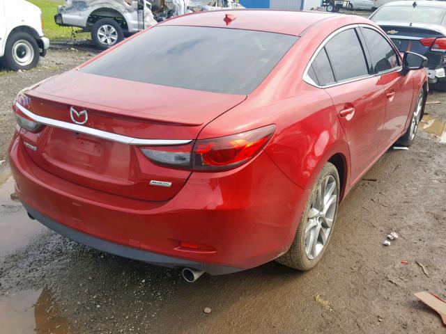 JM1GJ1W64E1150577 - 2014 MAZDA 6 GRAND TO RED photo 4