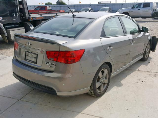 KNAFU4A21C5587951 - 2012 KIA FORTE EX GRAY photo 4