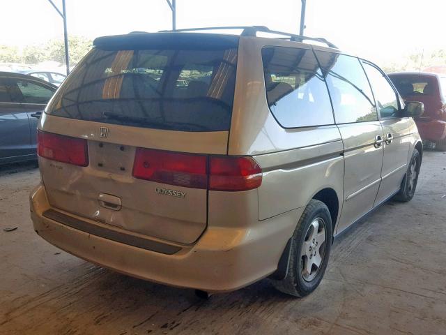 2HKRL186XYH566811 - 2000 HONDA ODYSSEY EX GOLD photo 4