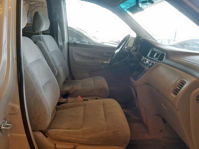 2HKRL186XYH566811 - 2000 HONDA ODYSSEY EX GOLD photo 5