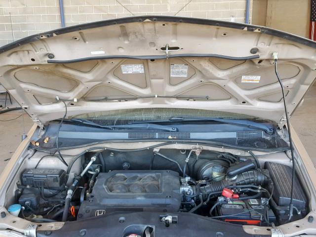 2HKRL186XYH566811 - 2000 HONDA ODYSSEY EX GOLD photo 7