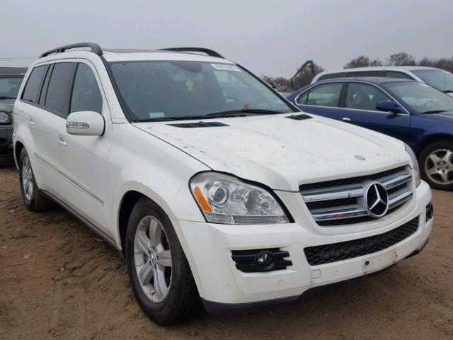 4JGBF71E97A166334 - 2007 MERCEDES-BENZ GL 450 4MA WHITE photo 1