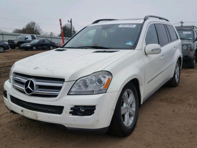 4JGBF71E97A166334 - 2007 MERCEDES-BENZ GL 450 4MA WHITE photo 2