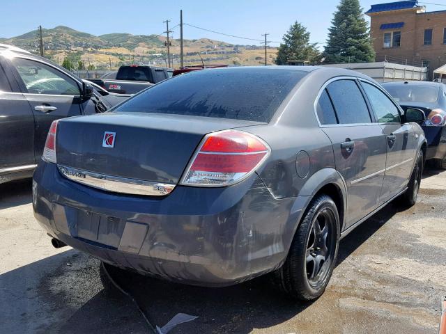 1G8ZS57N48F149806 - 2008 SATURN AURA XE GRAY photo 4