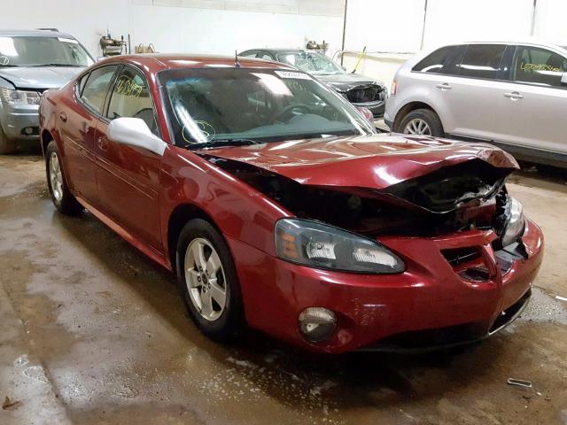 2G2WP522751352722 - 2005 PONTIAC GRAND PRIX RED photo 1