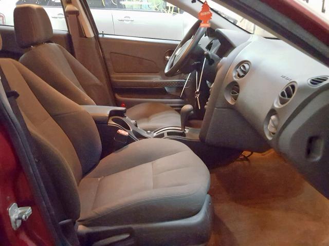 2G2WP522751352722 - 2005 PONTIAC GRAND PRIX RED photo 5