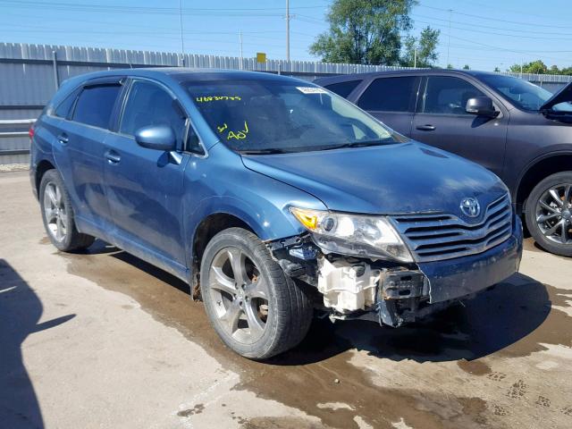 4T3BK3BB8BU053143 - 2011 TOYOTA VENZA BLUE photo 1